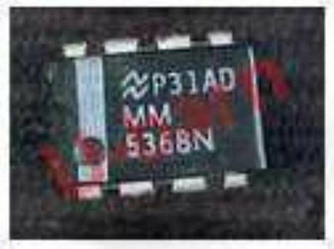 NSC DIP-8,CMOS OSCILLATOR DIVIDER CIRCUIT, MM5368N