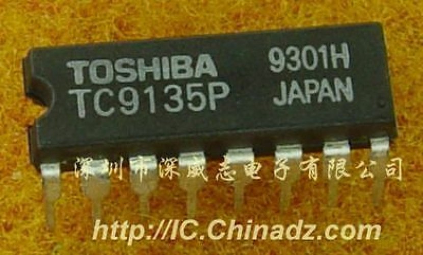 TOSHIBA TC9135P DIP-16 Sensor IC - Datasheet Reference