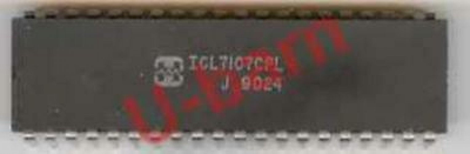 INTERSIL/HARRIS ICL7107CPL DIP-40  3Digit A/D Converter