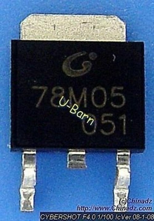TOSHIBA TA78M05F TO-252 0.5A THREE TERMINAL POSITIVE VOLTAGE
