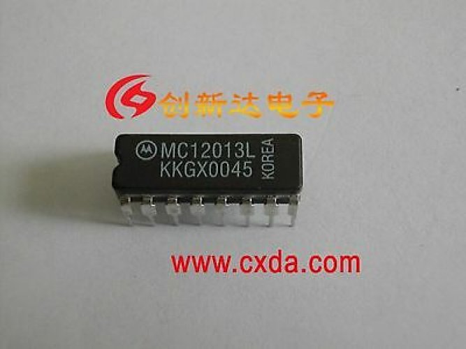 MOTOROLA MC12013L CDIP-16 MECL PLL COMPONENTS DUAL MODULUS