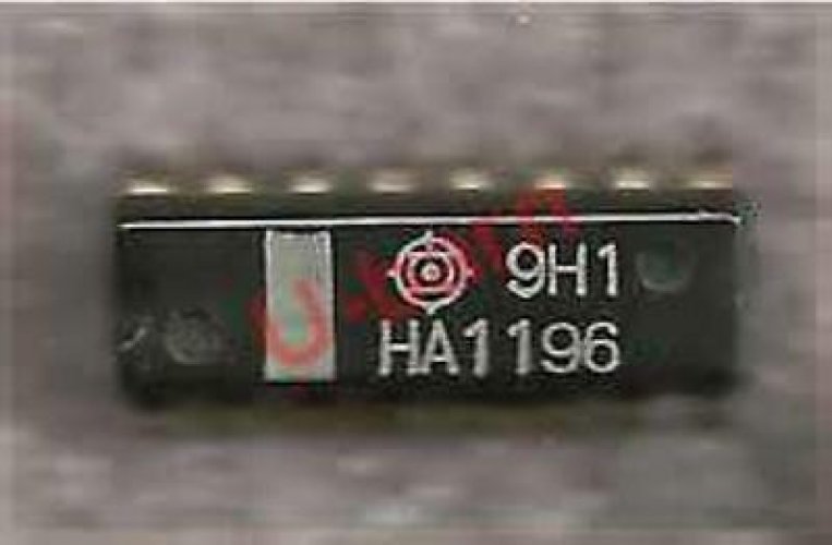 HITACHI HA1196 DIP-16,PLL FM Stereo Demodulator