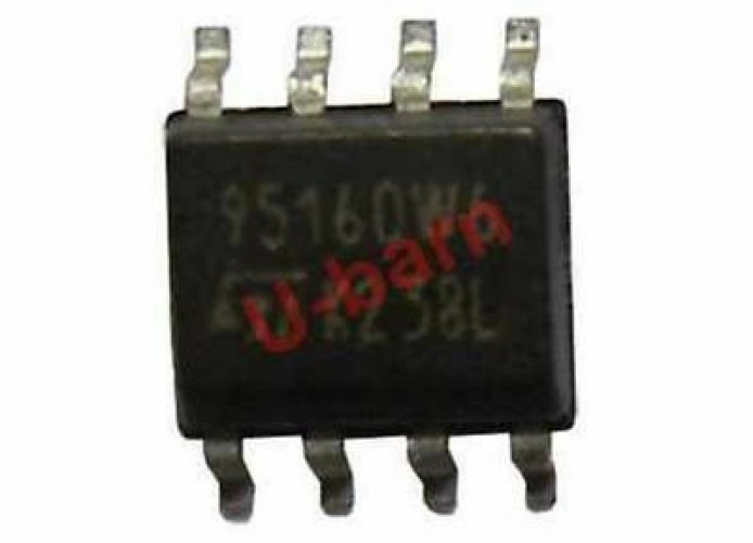ST 95160W6 SOP-8  64/32/16/8Kbit Serial SPI Bus EEPROM With H