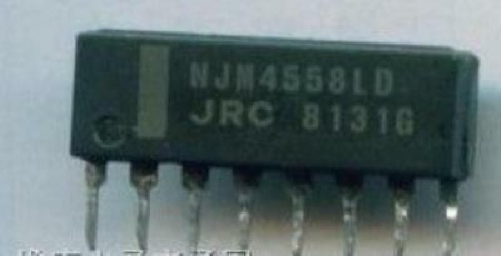 JRC NJM4558LD ZIP-8 DUAL OPERATIONAL AMPLIFIER