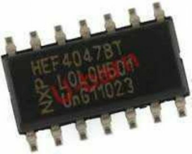 PHILIPS SOP-14,Monostable/astable multivibrator, HEF4047BT