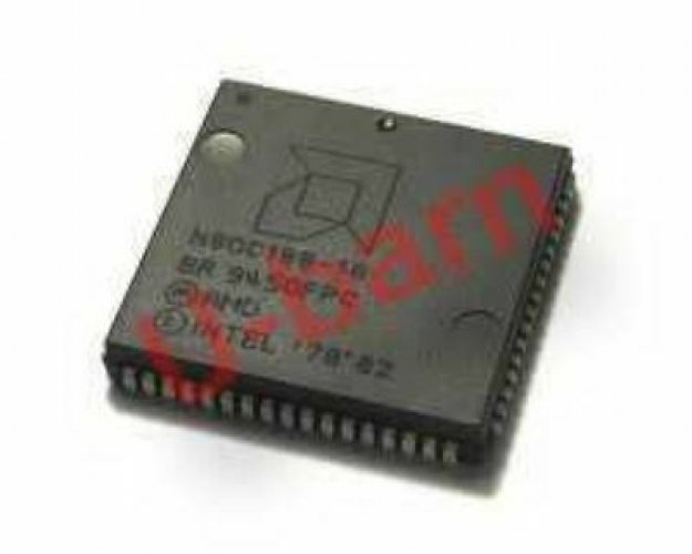 INTEL/AMD N80C188-16 PLCC-68  CMOSHigh-Integration 16-Bit