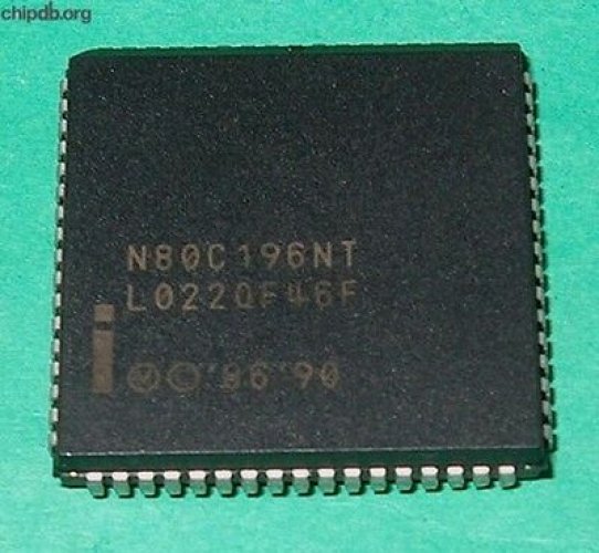INTEL N80C196NT PLCC-68 CHMOS Microcontroller with 1 Mbyte