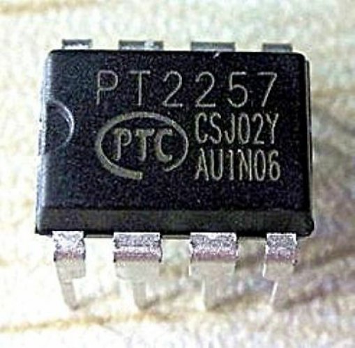 PTC PT2257 DIP-8 Electronic Volume Controller IC