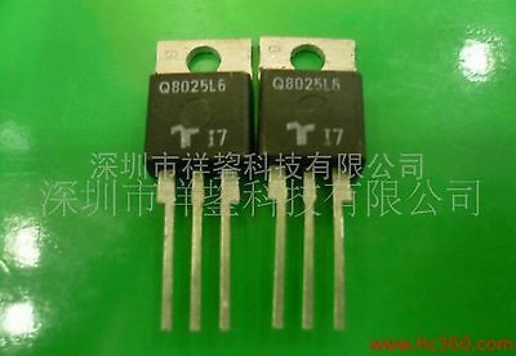 TECC0R Q8025L6 TO-220 Alternistor Triacs
