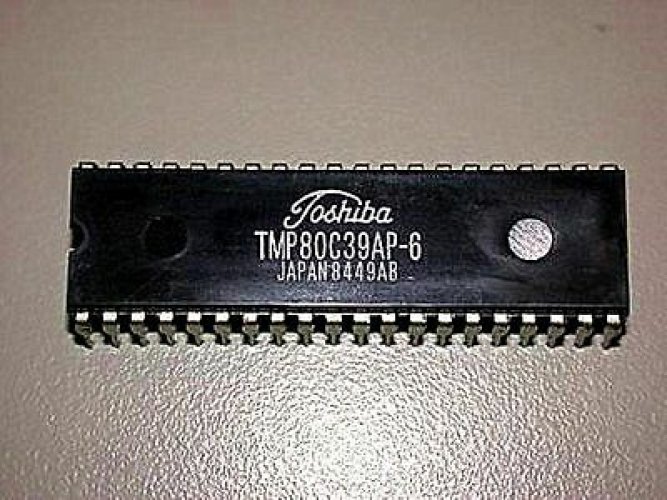 TOSHIBA TMP80C39AP-6 DIP-40 CMOS 8-BIT SINGLE-CHIP