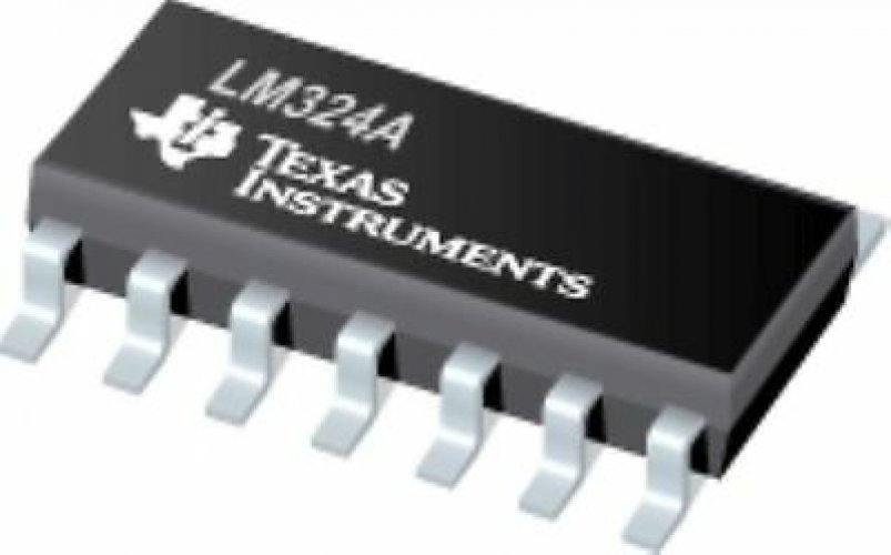 TI LM324A SOP-14 Single Supply Quad Operational Amplifiers
