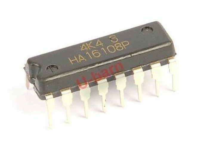 HITACHI HA16108P DIP-16  PWMSwitching Regulator for High-perf