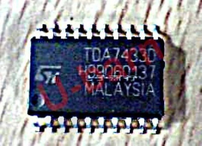 ST TDA7433D SOP-20  BASIC FUNCTION AUDIO PROCESSOR