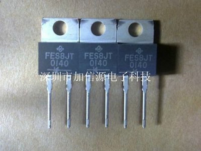 VISHAY FES8JT TO220-2P FAST EFFICIENT PLASTIC RECTIFIER