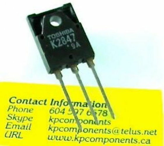 2SK2847 TO-3P N CHANNEL MOS TYPE HIGH SPEED HIGH
