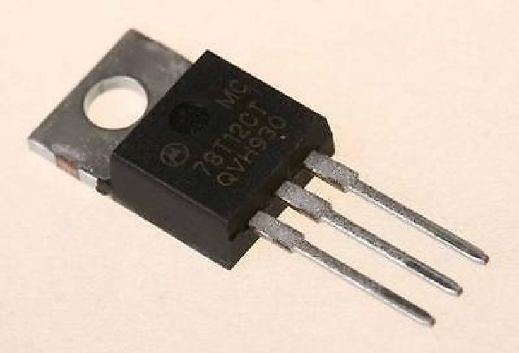 ON MC78T12CT TO-220 THREE-AMPERE POSITIVE FIXED VOLTAGE