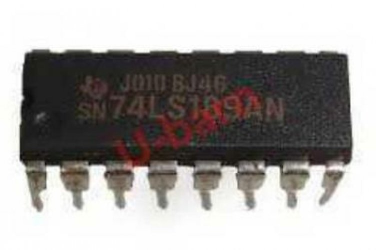 TI DIP,ARITHMETIC LOGIC UNITS/FUNCTION, SN74LS189AN