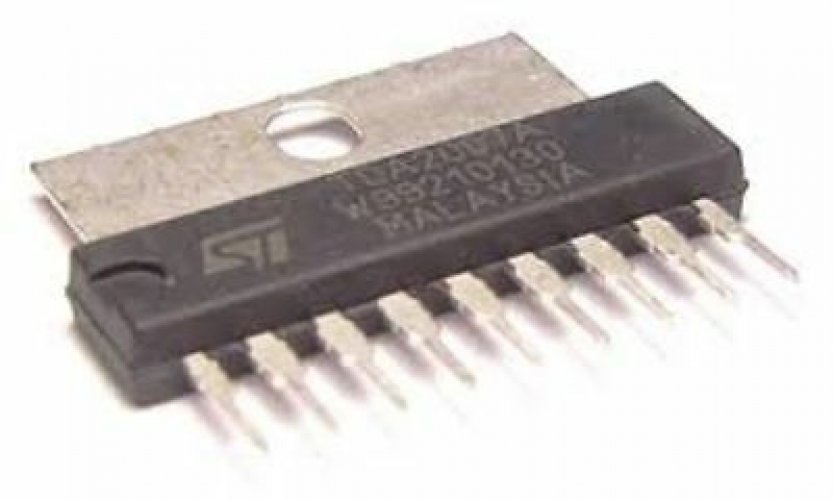 ST TDA2007A ZIP-9 6 + 6W STEREO AMPLIFIER