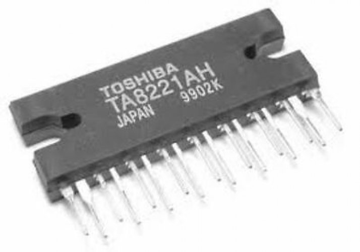TOSHIBA TA8221AH SIP-17 30W BTL x 2CH AUDIO POWER AMPLIFIER