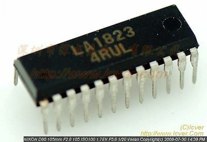 SANYO LA1823 DIP Single-Chip Tuner IC for Use in Radio