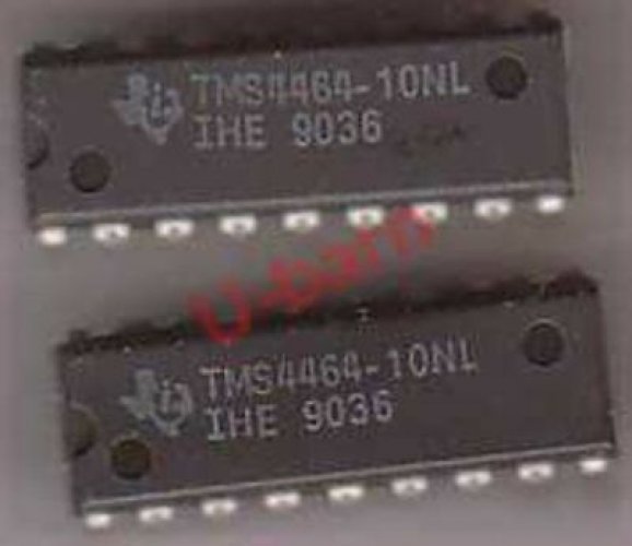 TI TMS4464-10NL DIP-18,x4 Page Mode DRAM