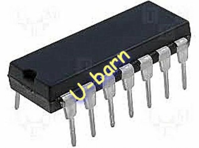 SGS HBF4740AE DIP14 7 Stage Freq. Divider