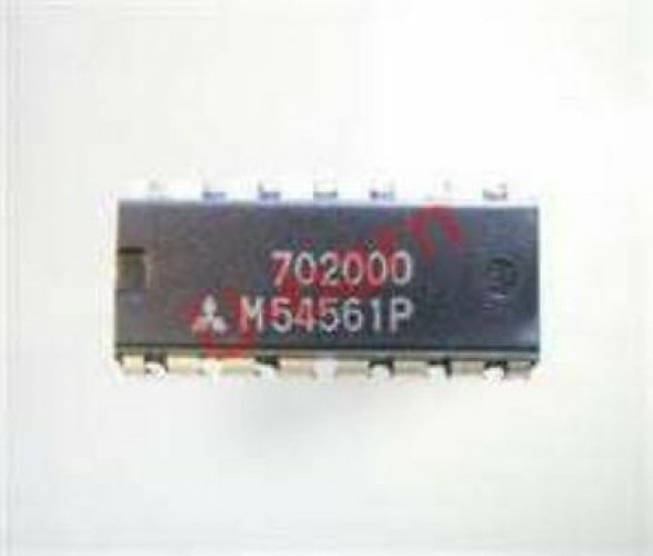 MITSUBISHI DIP-16,7-UNIT 300mA SOURCE TYPE, M54561P