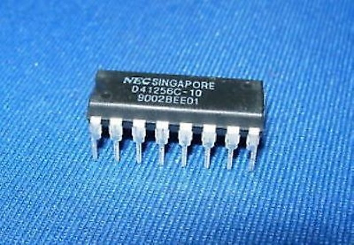 NEC D41256C-10 DIP x1 Page Mode DRAM