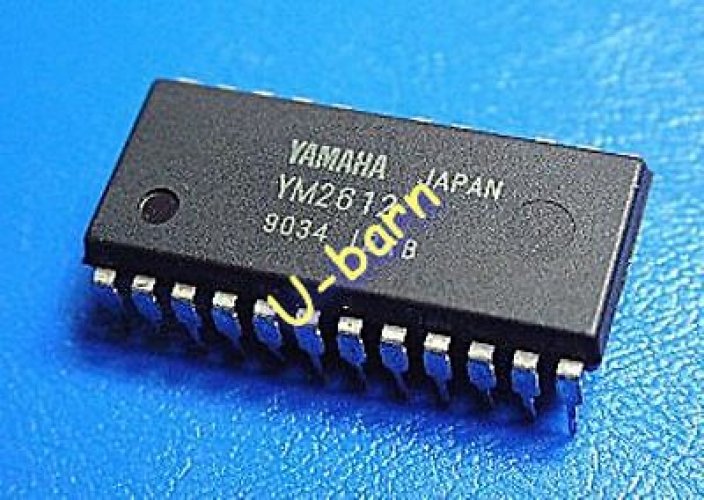 YAMAHA YM2612 DIP-24 aka OPN2 is a six-channel sound chip