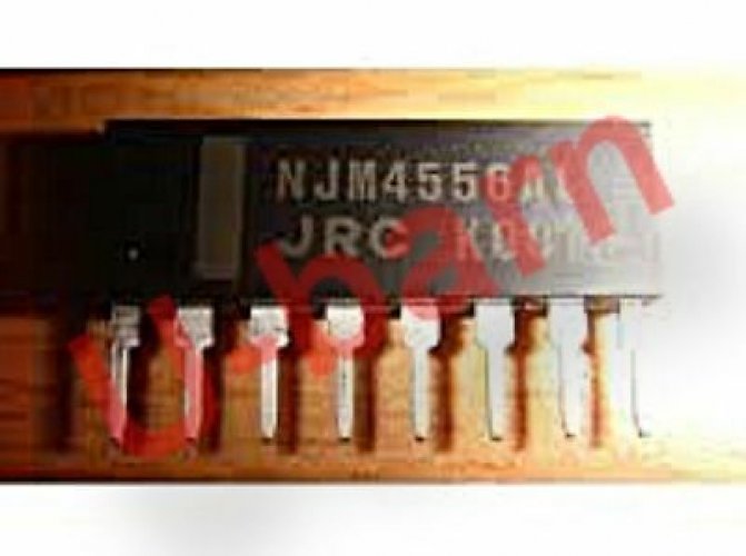 JRC NJM4556AL SIP-8  DUALHIGH CURRENT OPERATIONAL AMPLIFIER