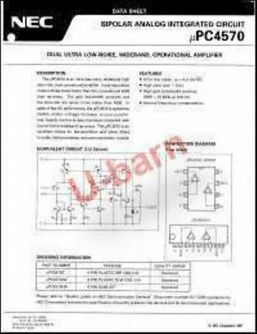 NEC SOP-8,DUAL ULTRA, UPC4570G2
