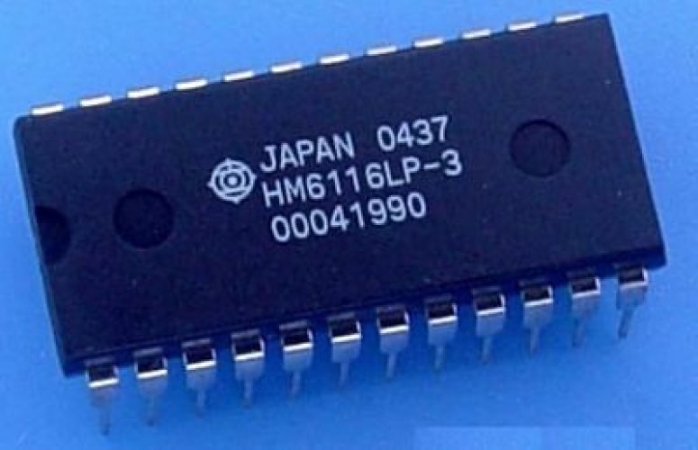 HITACHI HM6116LP-70 DIP-24 2048-word X 8bit High Speed