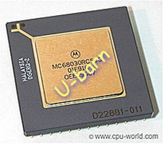 MOTOROLA MC68030RC50C PGA 32BIT ON-CHIP CACHE, MMU