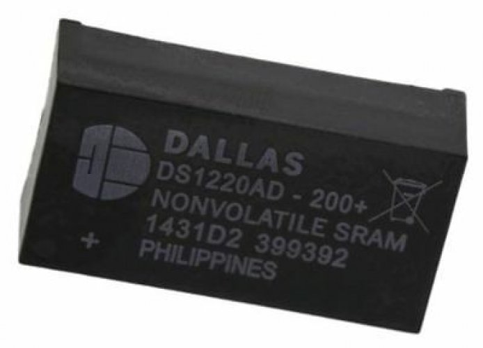 DALLAS DS1220AD-200 DIP-24 64k Nonvolatile SRAM