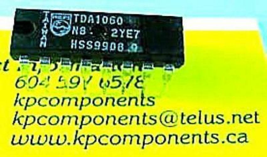 PHILIPS TDA1060 DIP-16 CONTROL CIRCUIT FOR SMPS