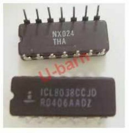 INTERSIL/HARRIS CDIP-14,Precision Waveform, ICL8038CCJD