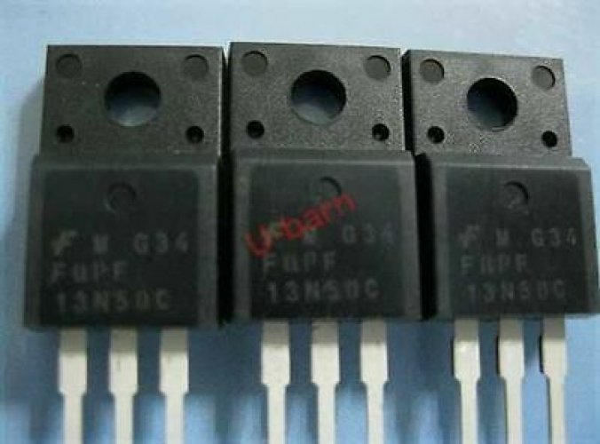 FAIRCHIL T0-220,500V N-Channel MOSFET, FQPF13N50C