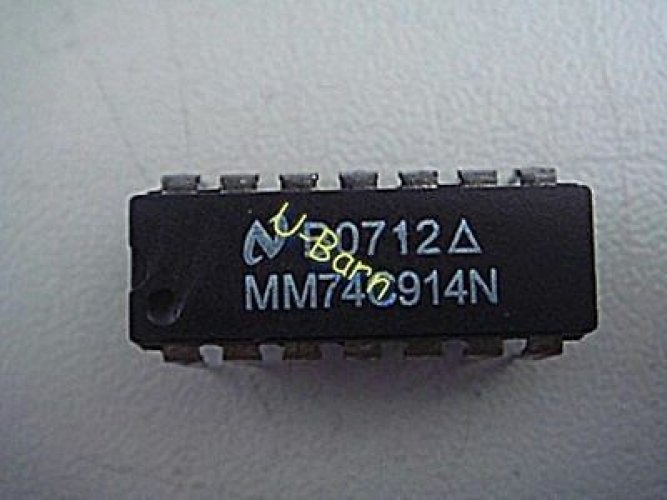 NS MM74C914N DIP-14  Hex Schmitt Trigger withExtendedInput