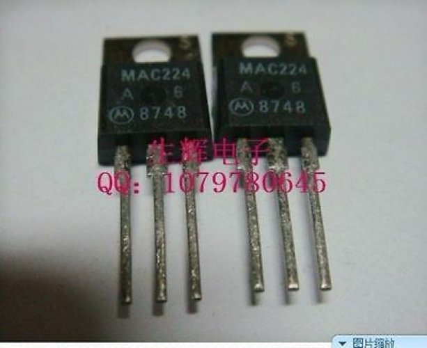MOT MAC224-6 TO-220 Triacs Silicon Bidirectional 40