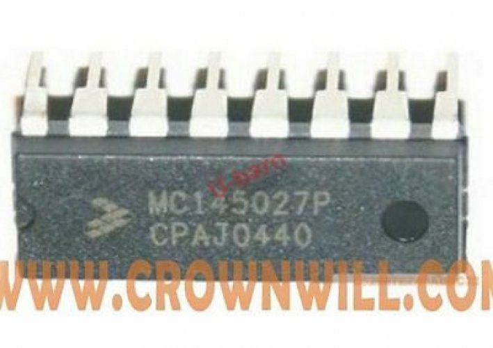 MOTOROLA MC145027P DIP-16 Encoder and Decoder Pairs