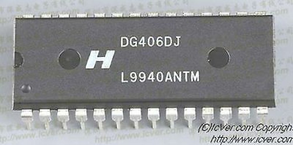 SIL/MAXIM DG406DJ DIP-28 Multiplexer IC; Analog