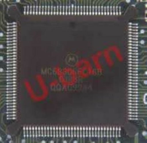 MOTOROLA MC68306FC16B QFP-132  IntegratedEC000 Processor