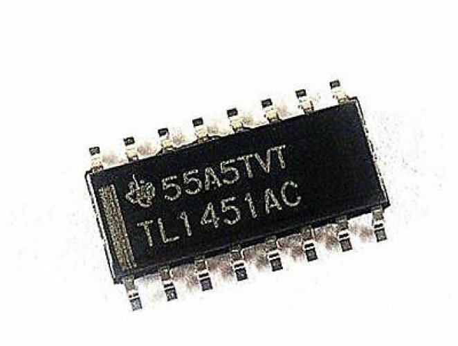 TI TL1451AC SOP16 DUAL PULSE-WIDTH-MODULATION CONTROL