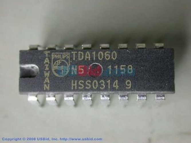PHILIPS TDA1060A DIP CONTROL CIRCUIT FOR SMPS