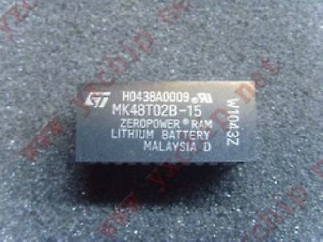 ST MK48T02B-15 DIP-24 CMOS 2K x 8 TIMEKEEPER SRAM