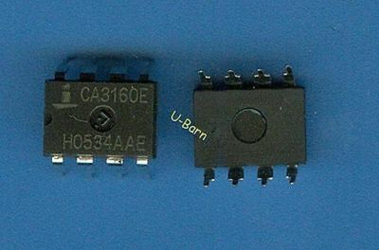 HARRIS CA3160E DIP-8 4MHz BiMOS Operational Amplifier withM