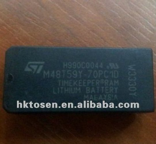 ST M48T59Y-70PC10 DIP28 64 Kbit 8Kb x8 TIMEKEEPER SRAM