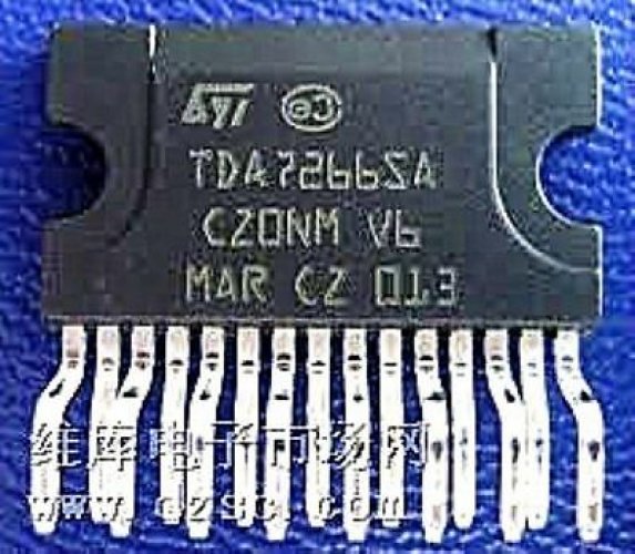 ST TDA7266SA ZIP-15 7W+7W DUAL BRIDGE AMPLIFIER