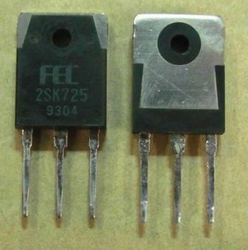 FUJI 2SK725 TO-3P N-CHANNEL SILICON POWER MOS-FET
