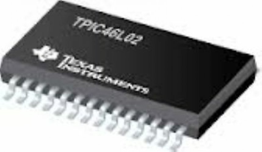 TI TPIC46L02 SOP28 6-Channel Serial/Parallel Low-Side